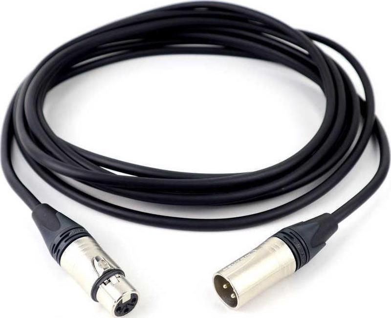 3 Pin XLR Dişi-Erkek Hazır Mikrofon Kablosu Klotz/Neutrik (5 Mt)