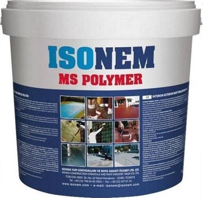 İsonem Ms Polymer %300 Elastik Su Yalıtım Boyası 18 Kg Beyaz