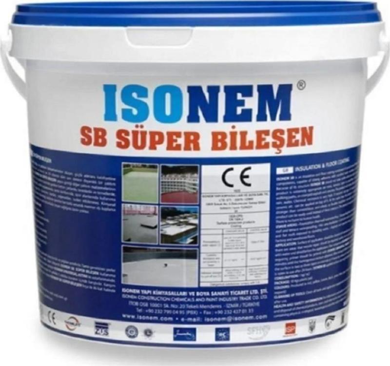 İsonem Sb Süper Bileşen Su Yalıtım Boyası 10 Kg Beyaz