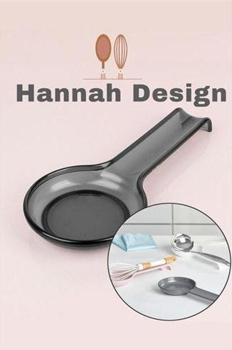 Kepçe Kaşık Altlığı Füme Hannah Design