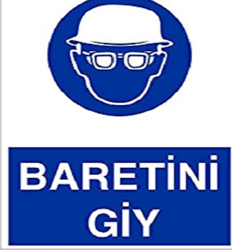 Uyarı Levhası Baretini Giy "23"