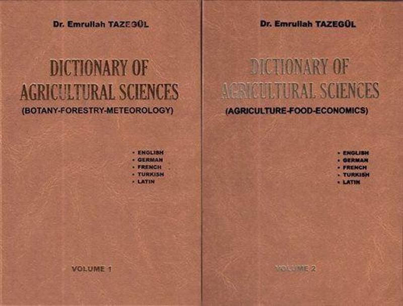 Dictionary Of Agricultural Sciences - Tarım Bilimleri Sözlüğü (2 Cilt)