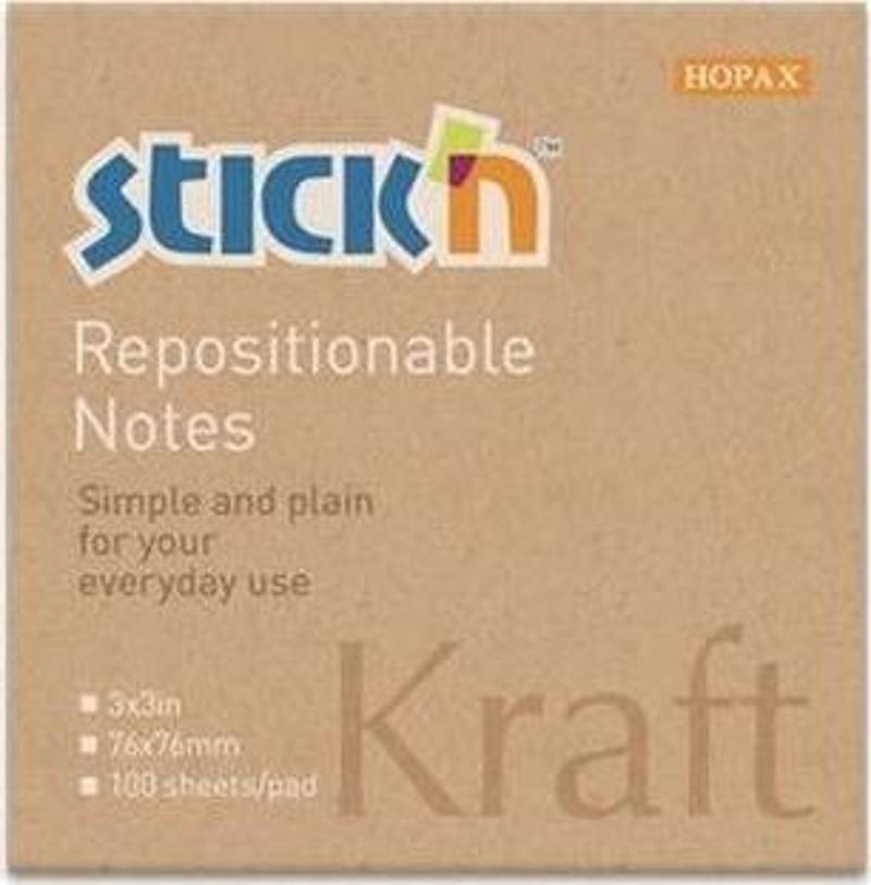 NotKğt. Stickn 76X76 Kraft Notes 100 Yp