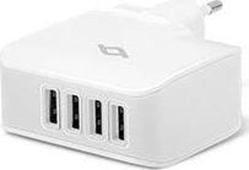 Quattro 4 USB'li Beyaz Seyahat Şarj Aleti