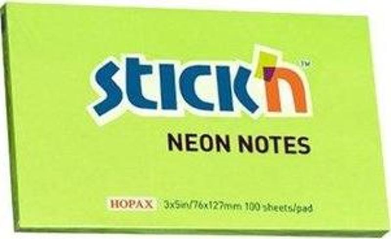 Neon Yeşil Yapışkanlı Not Kağıdı