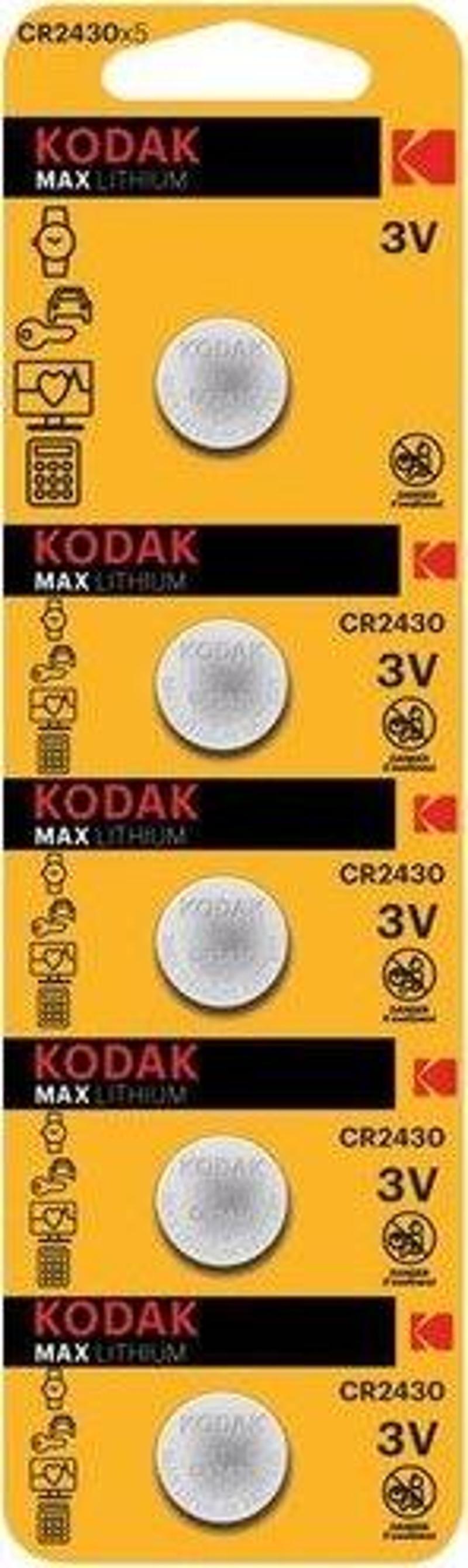5 Adet CR2430 Lityum Para Pil - 30414662