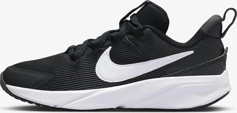 Siyah - Gri - Gümüş Erkek Çocuk Yürüyüş Ayakkabısı DX7614-001 NIKE STAR RUNNER 4 NN