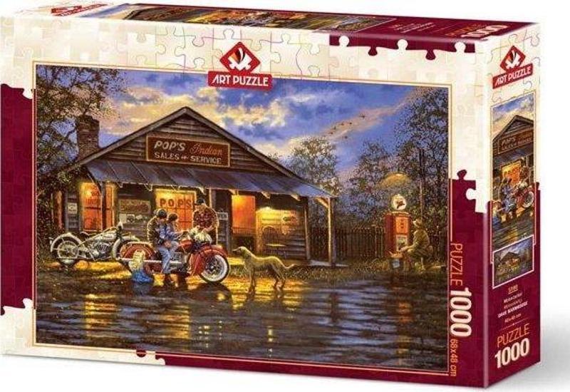 5190 Motosikletçi 1000 Parça Puzzle