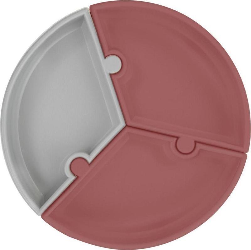 Silikon Puzzle Tabak Velvet Rose Powder Grey Tek Ebat
