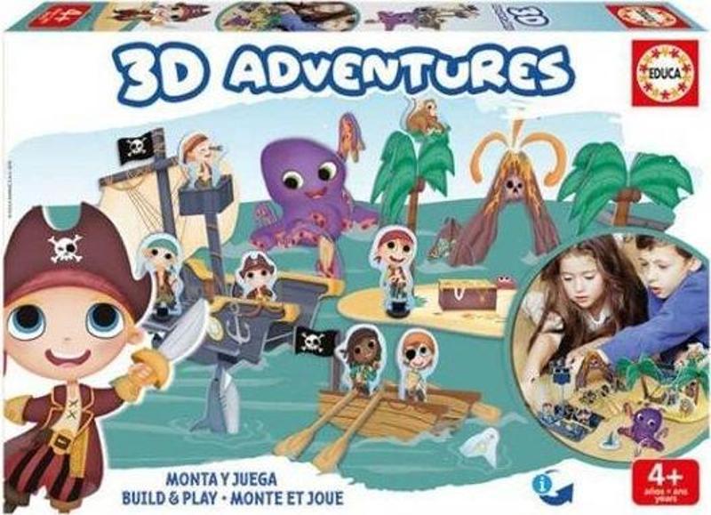 18227 3D Aventures Pirates Puzzle