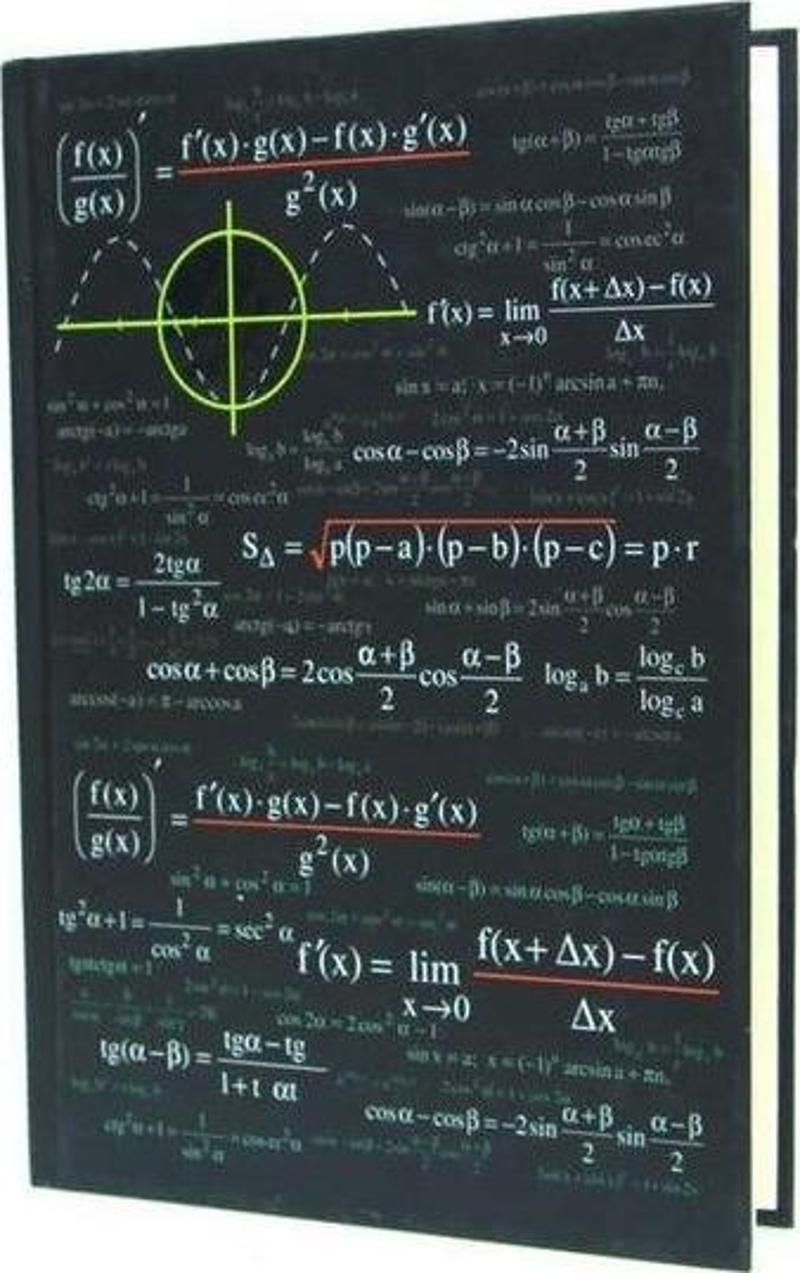 Defter Matematik Sert Kapak - Düz
