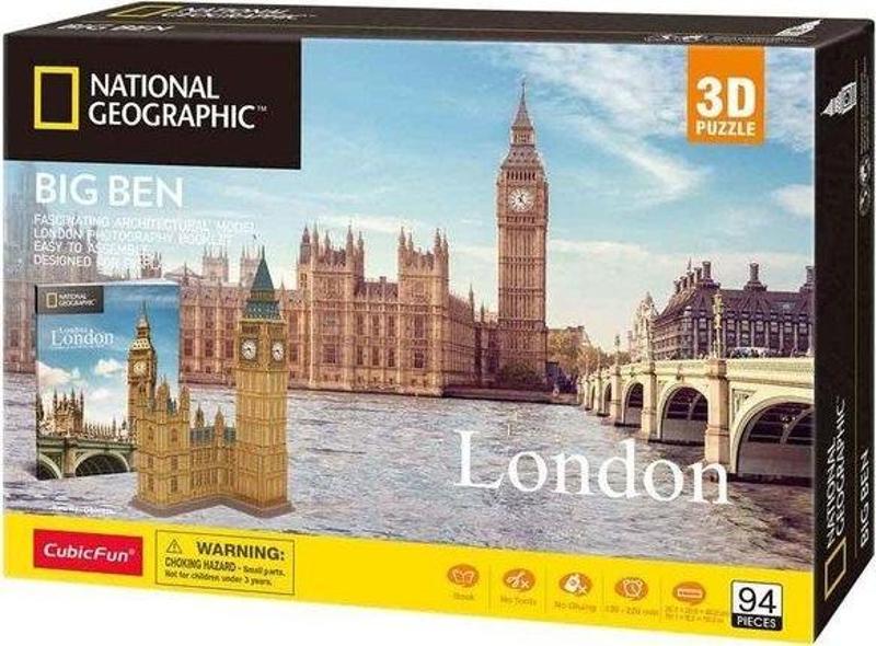 National Geographic Big Ben 3D Puzzle