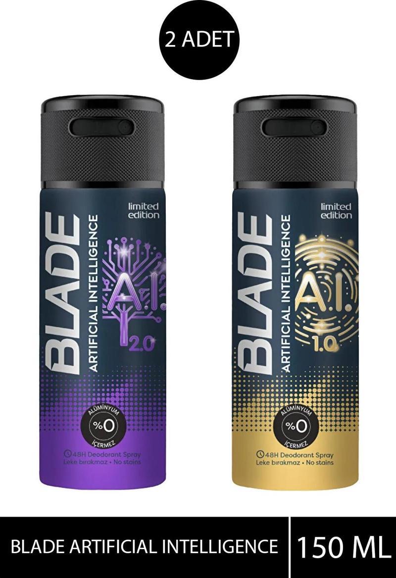 A.İ. Deodorant 1.0. 150 ml + Blade A.İ. Deodorant 2.0. 150 ml