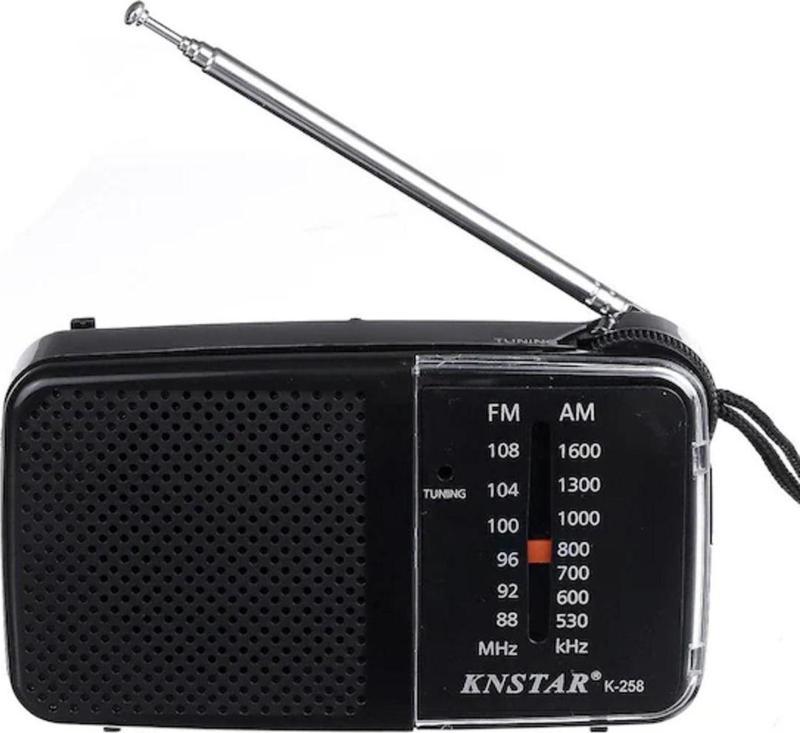 Cep Tipi Taşınabilir Am / Fm Radyo Knstar K-258 Yeni Seri Radyo