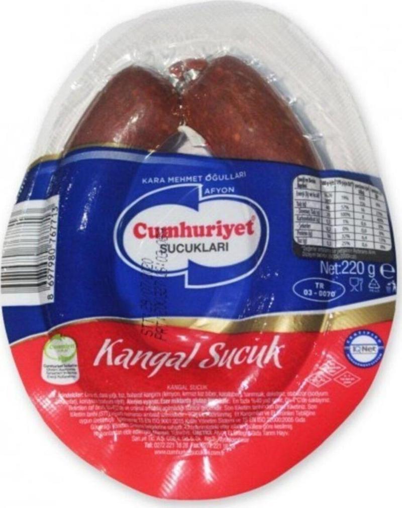 Cumhuriyet Kangal Dana Sucuk (220 Gr)