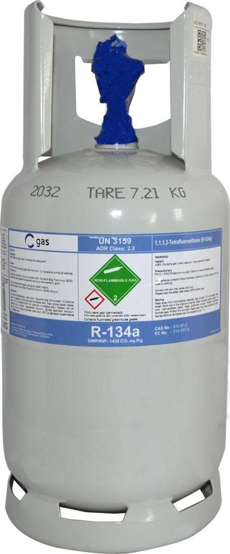 Klima Gazı R134A Tekrar Doldurulabilinir 12Kg