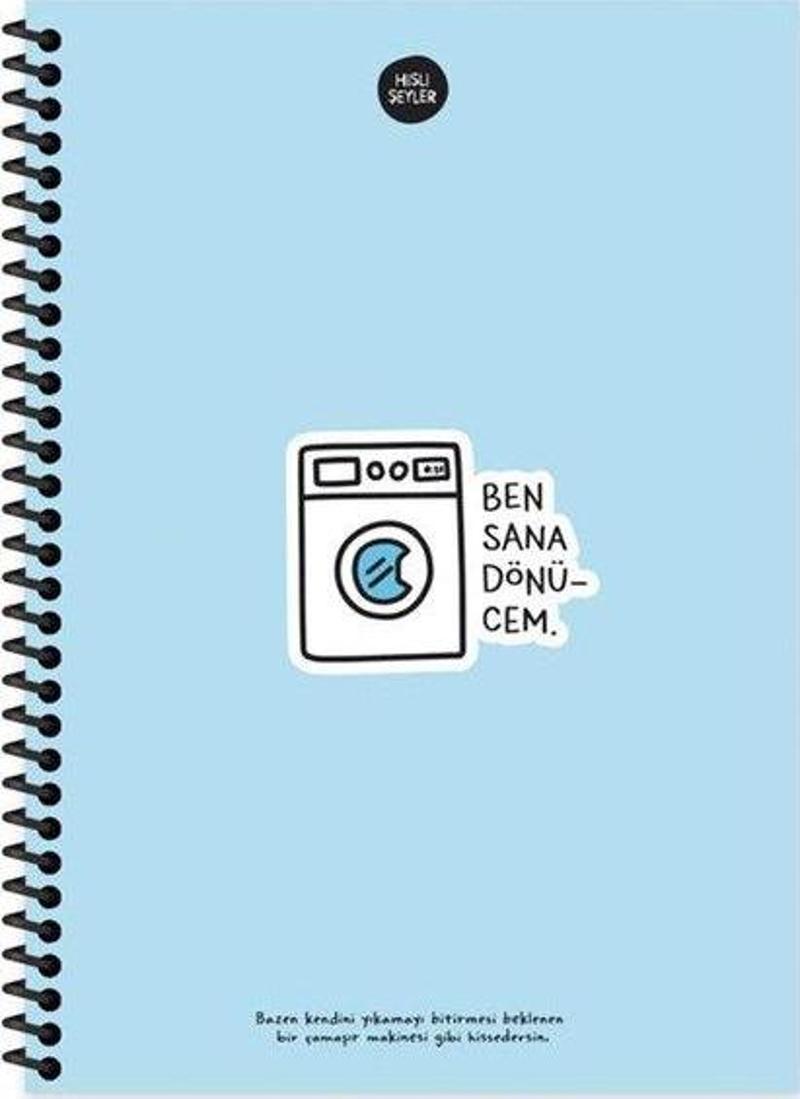 100 Yaprak Çizgili Defter - Ben Sana Dönücem