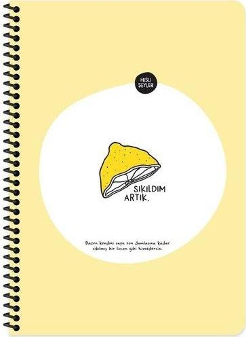 A4 80 Yaprak Kareli Defter - Sıkıldım Artık