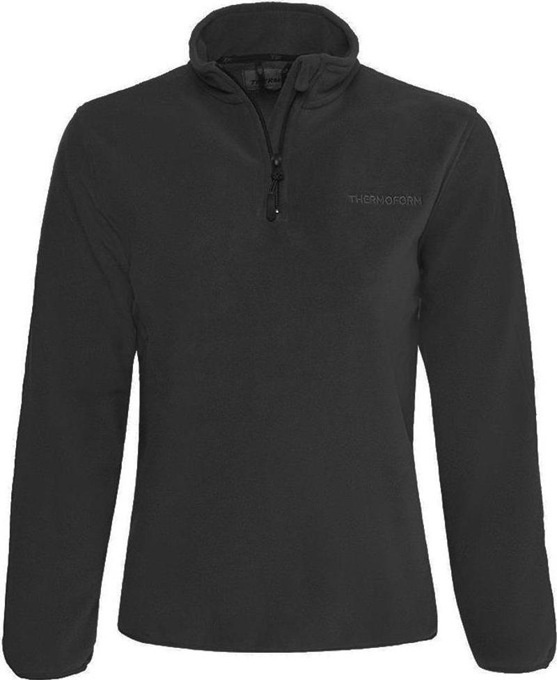 Polarline Çocuk 1/4 Fermuar Sweatshirt SİYAH