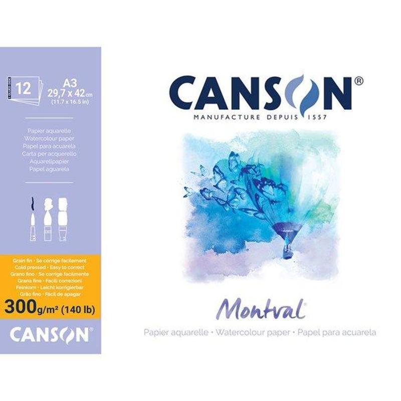 Canson Canson Montval A3 Sulu Boya Blok - 200807320