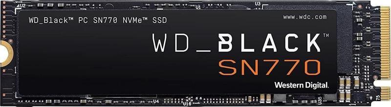 Black 2TB SN770 5150/4850 MB/S PCIe Gen4 M.2 NVMe WDS200T3X0E SSD Disk