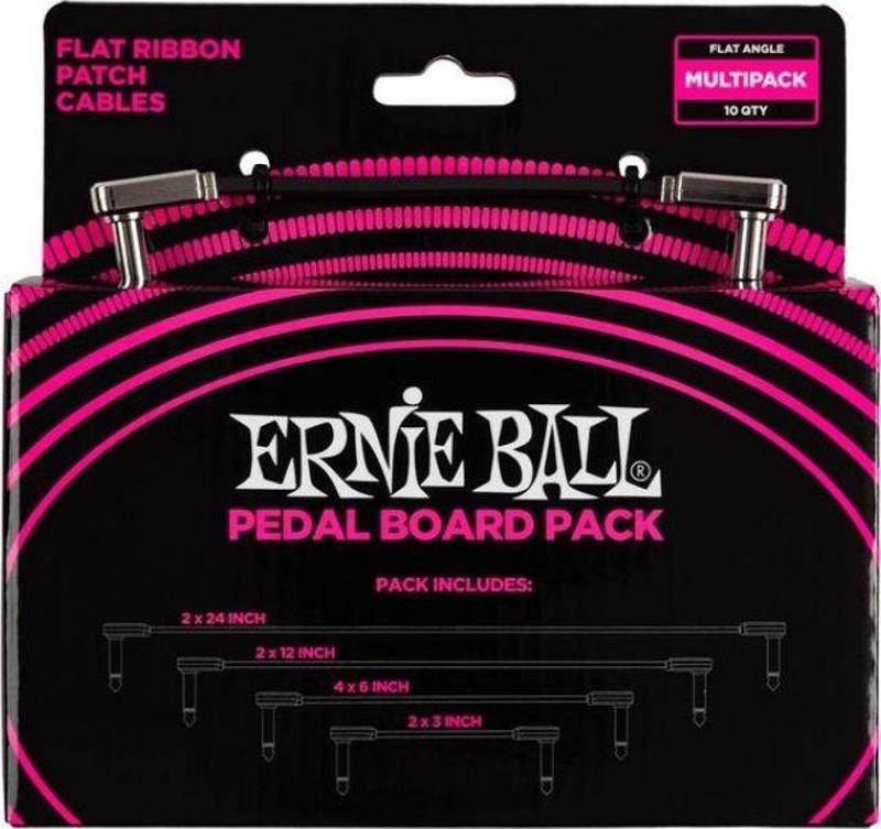 ERNIE BALL P06224 - Flat Ribbon Patch Kablosu Pedalboard Çoklu Paket