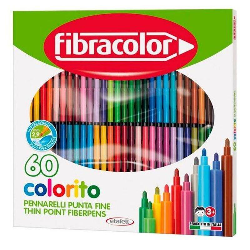 Fibracolor Fibracolor Colorito 60 Renk Keçeli Kalem