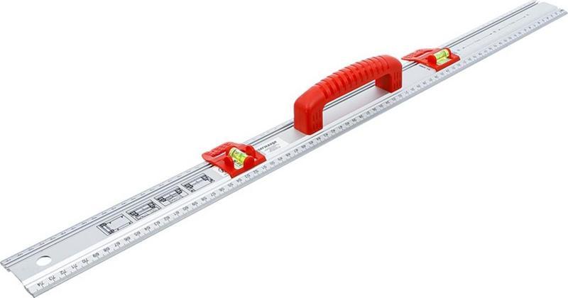 Kesme Ve İşaretleme Cetveli | Kulplu Ve Su Terazisi | 750 Mm
