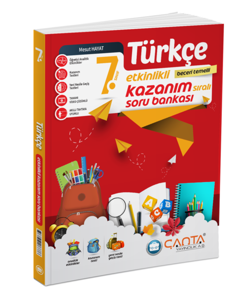 Çanta Yayınları 7 Sınıf Türkçe Etkinlikli Soru Bankası