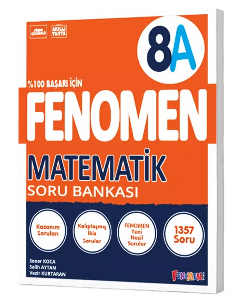 Fenomen Okul 8 Sınıf Matematik A Soru Bankası LGS