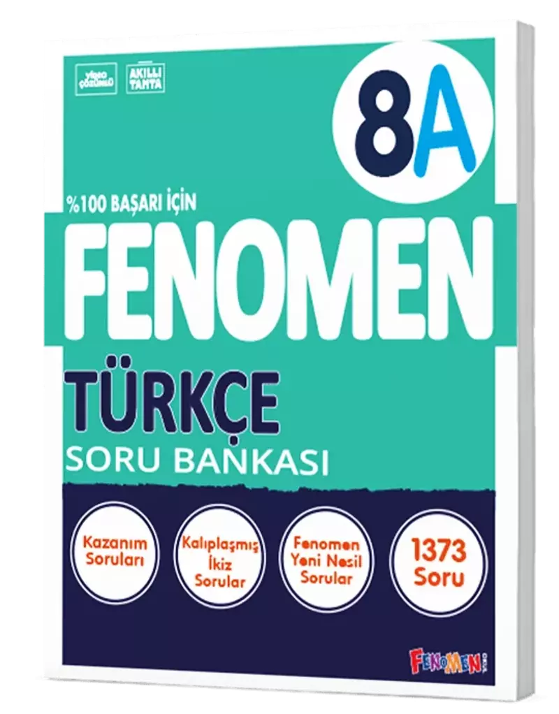 Fenomen Okul 8 Sınıf Türkçe A Soru Bankası LGS