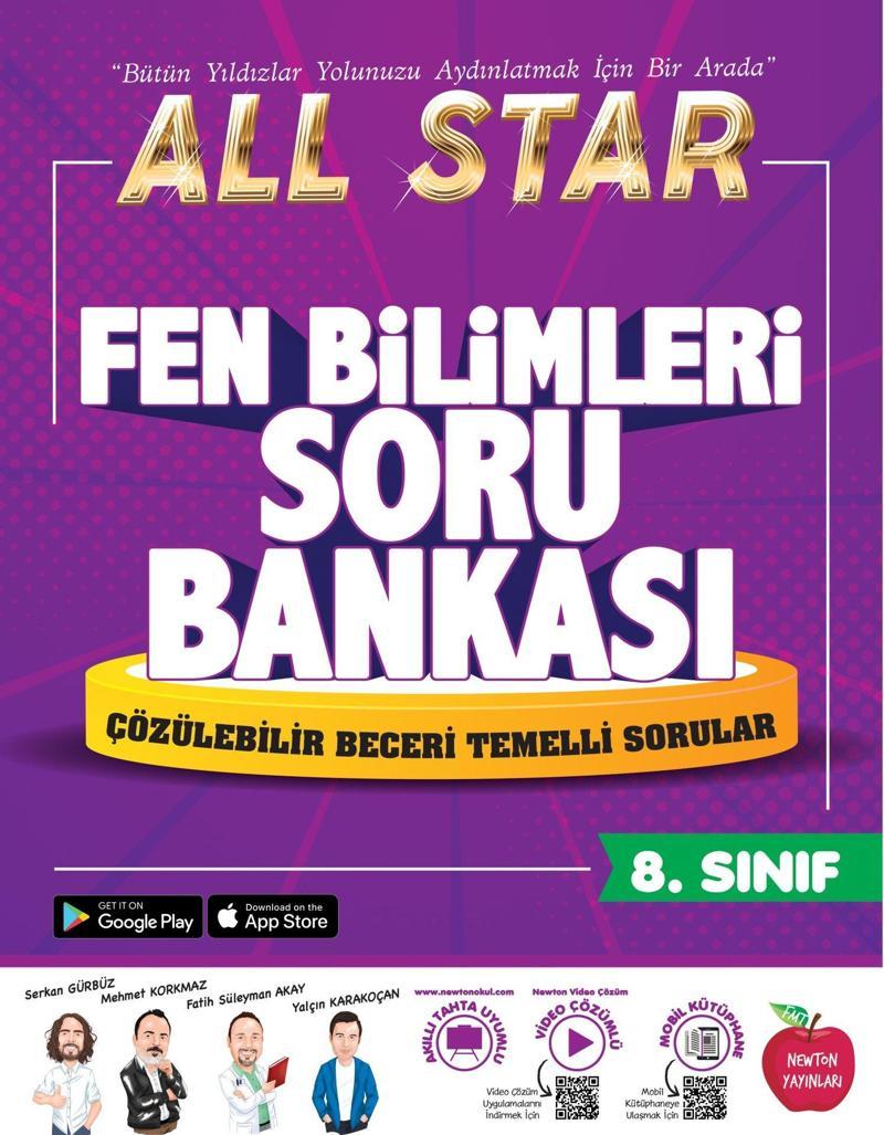 Newton Yayınları 8 Sınıf Fen Bilimleri All Star Soru Bankası LGS