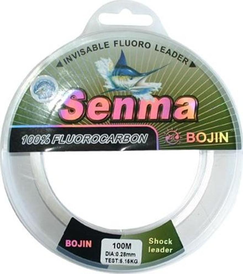 Bojin Senma %100 Fluorocarbon Misina 100 mt 0.28 mm