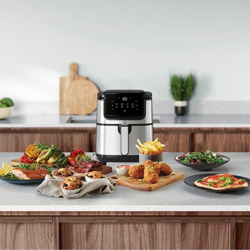 E6AF1-4ST Airfryer 8 Programlı LCD Ekranlı 4.5 L Sepet Kapasiteli Sıcak Hava 606D Seri