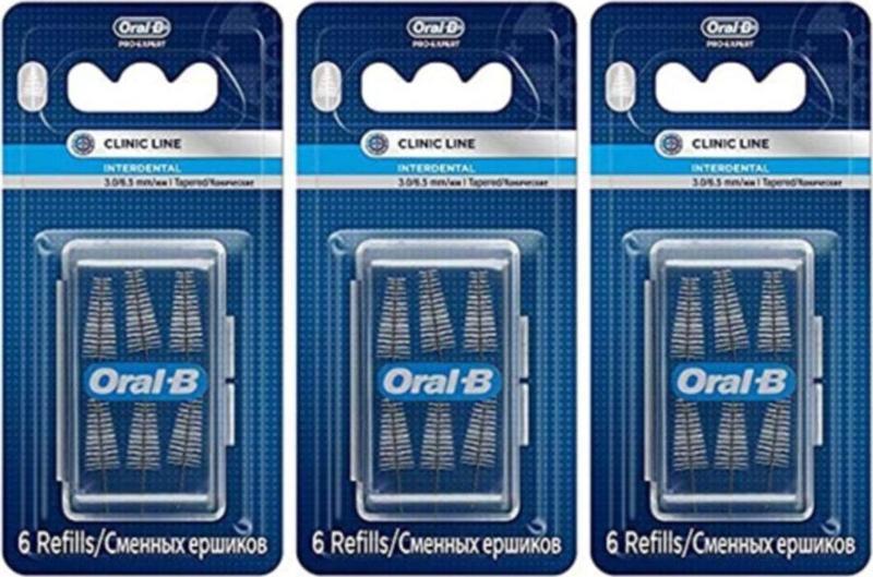 Interdental Arayüz Fırçası Yedek 6'Lı 3.0/6.5mm X 3