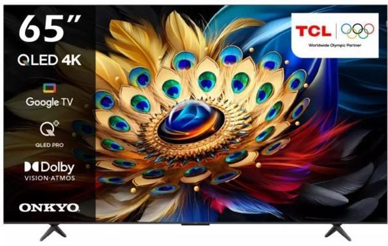 65C655 65" 165 Ekran Uydu Alıcılı 4K Ultra HD Google Smart QLED TV