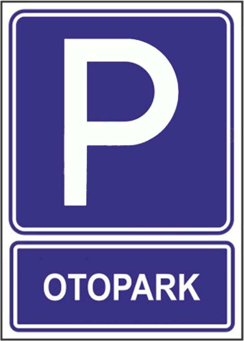 Otopark Uyarı Levhası