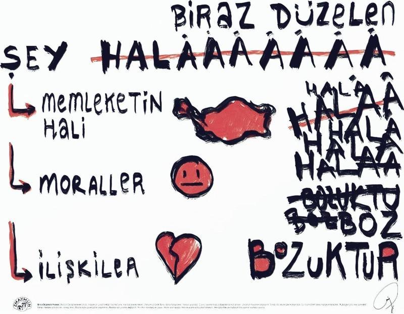 Biraz Düzelen, Poster 70x50cm