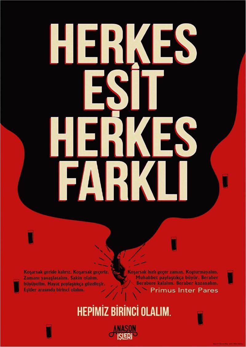 Herkes Eşit Herkes Farklı, Poster 50x70cm