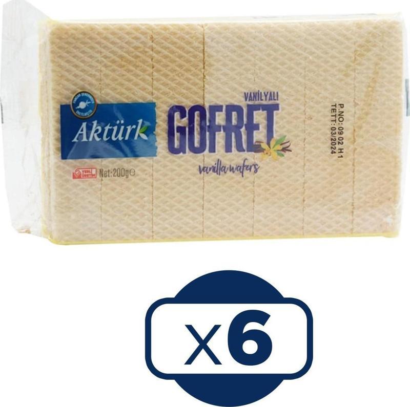 Sade Gofret 200 gr 6 lı