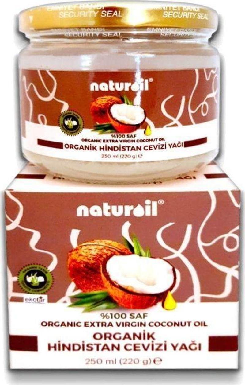 Organik Hindistan Cevizi Yağı 250 Ml