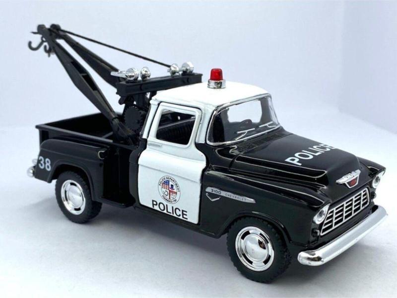 1955 Chevy Stepside Pick - Up Çek Bırak 5İnch. Lisanslı  Oyuncak Araba 1:32