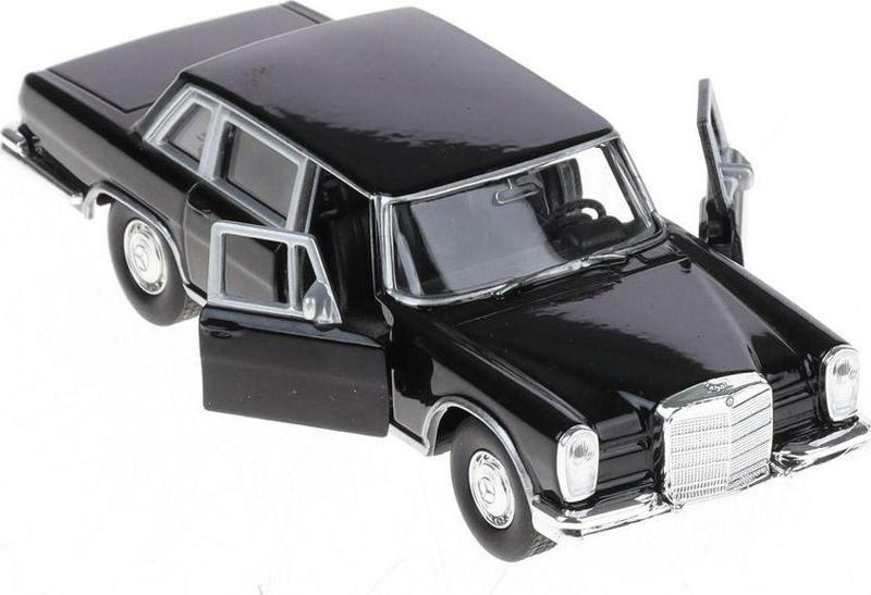 1:36 Ölçek 1963 Mercedes 600 Pullman Diecast Çek Bırak Metal Araba