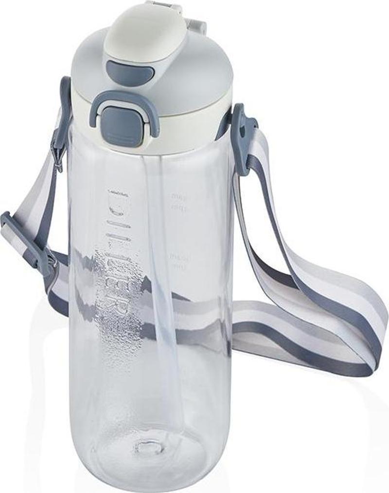 Pipetli Su Matarası Beyaz 780 ml