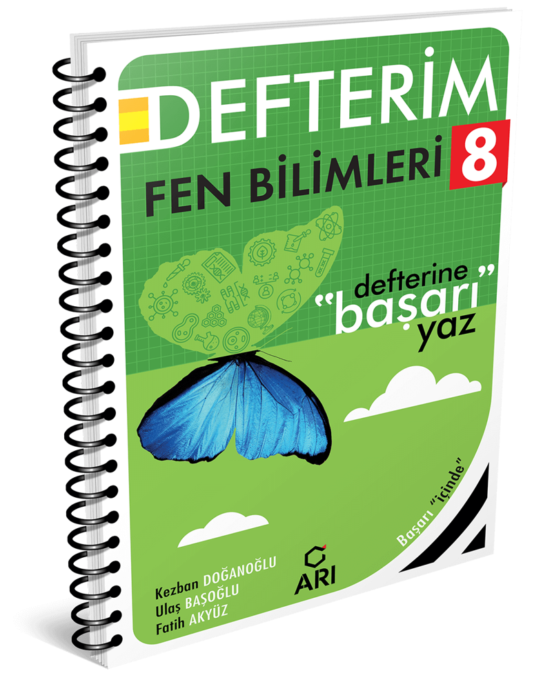 Arı Yayıncılık 8 Sınıf Fen Bilimleri Defteri Fenito LGS