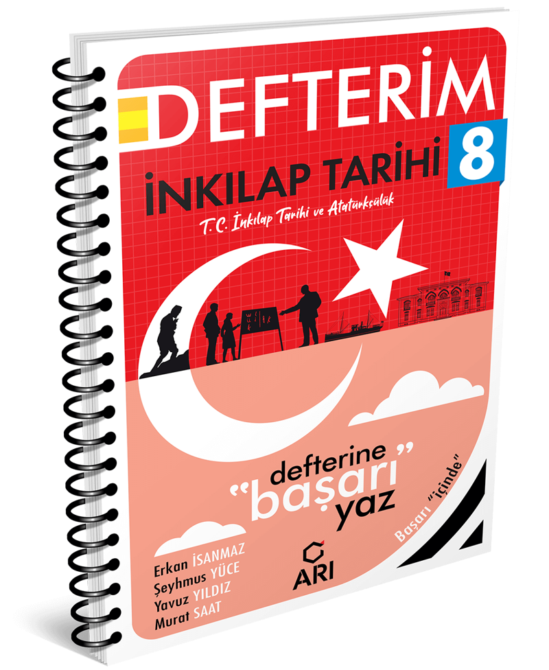 Arı Yayıncılık 8 Sınıf İnkılap Tarihi Defteri LGS