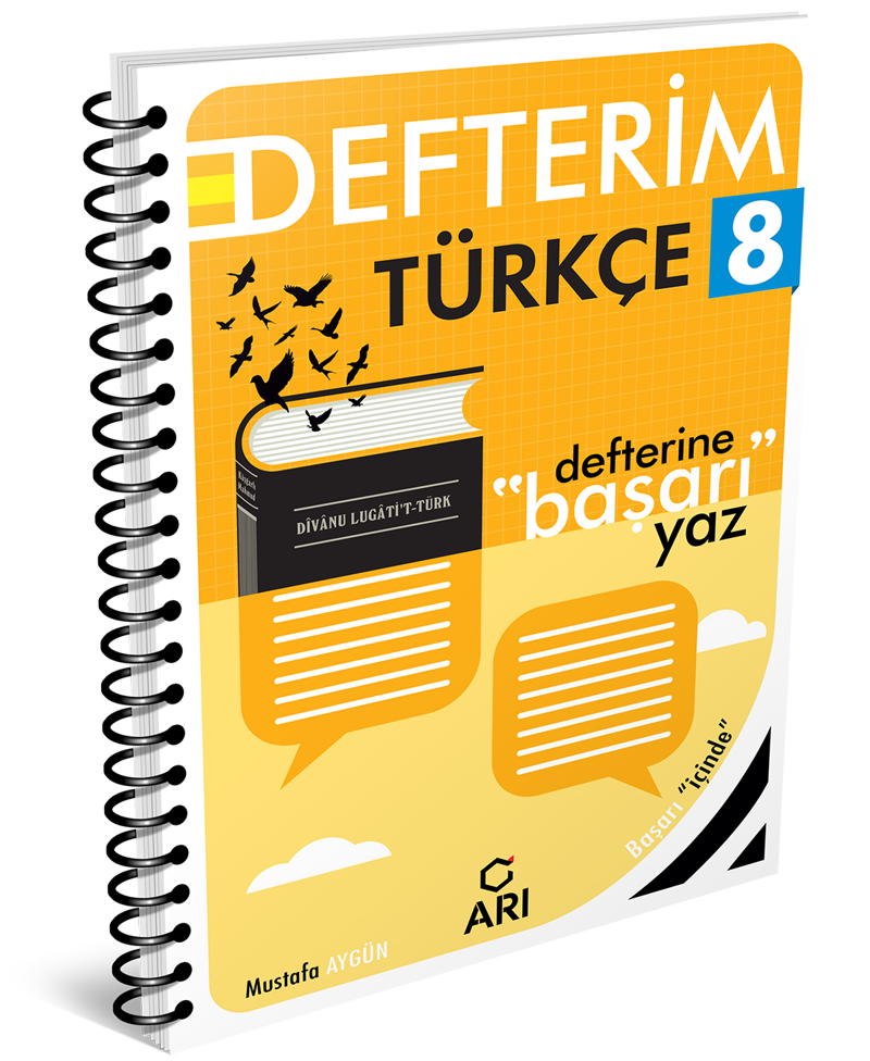 Arı Yayıncılık 8 Sınıf Türkçe Defteri Türkçemino LGS