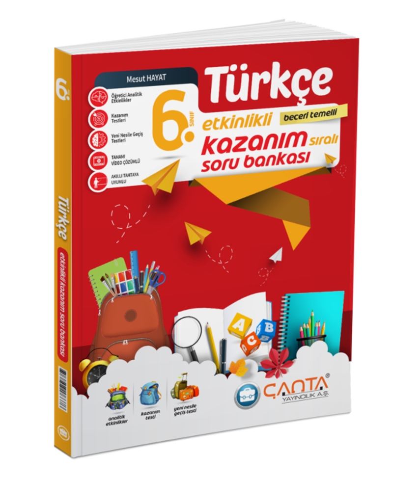 Çanta Yayınları 6 Sınıf Türkçe Etkinlikli Soru Bankası