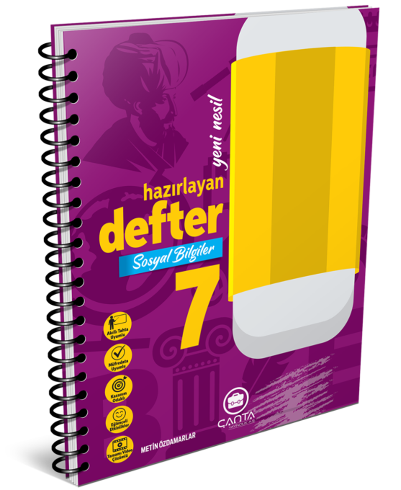 Çanta Yayınları 7 Sınıf Sosyal Bilgiler Hazırlayan Defter