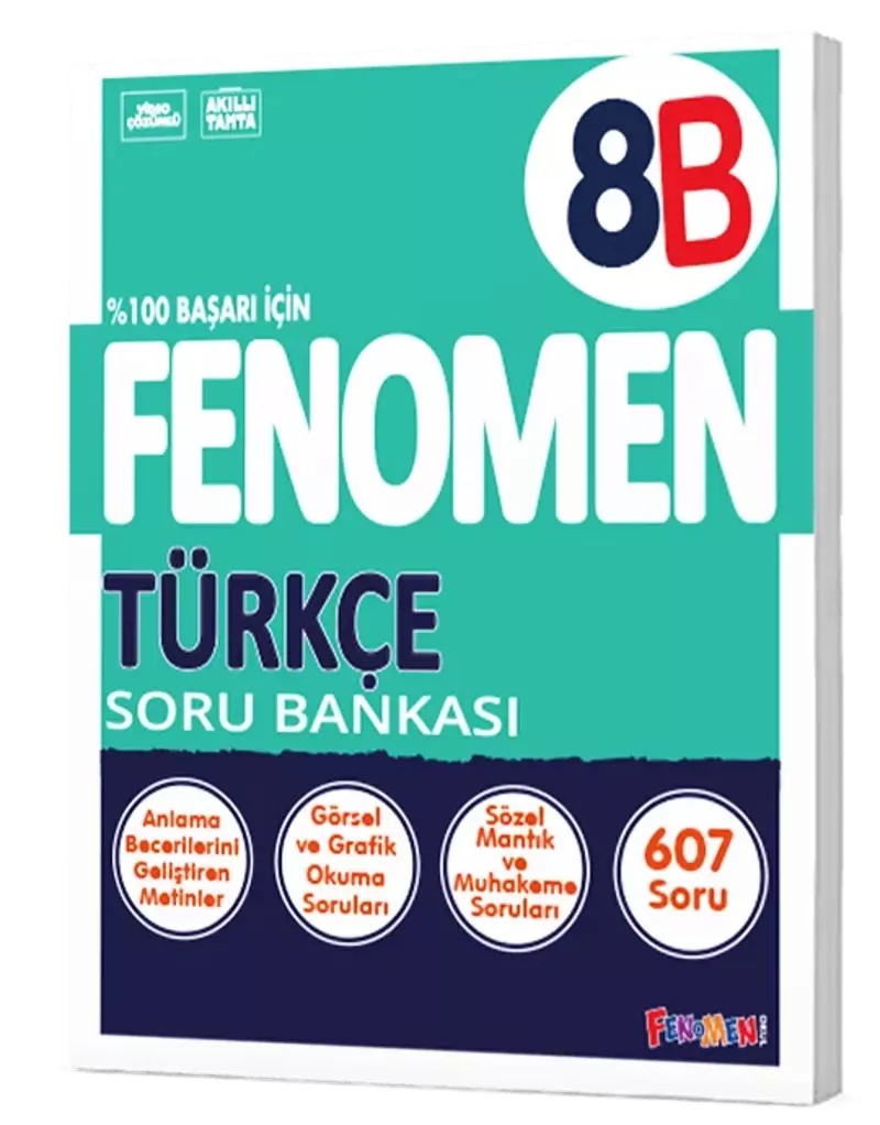 Fenomen Okul 8 Sınıf Türkçe B Soru Bankası LGS